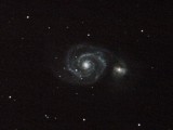 M51, галактика Водоворот, SW-2001P (200/1000), Canon 300D